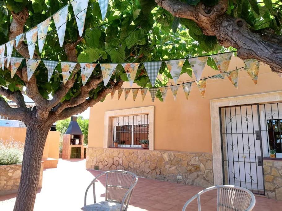 Mas Del Vent- Barbacoa, Jardin, Piscina Privada Y Vistas A Mar Villa Cunit Bagian luar foto